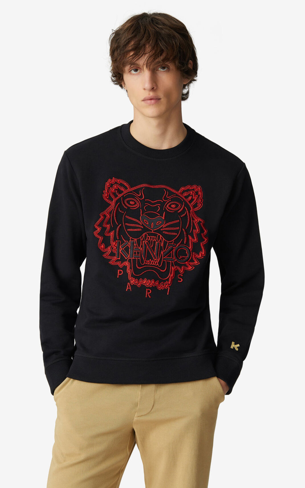 Sweat Kenzo Homme Tiger Noir IULPF-2370